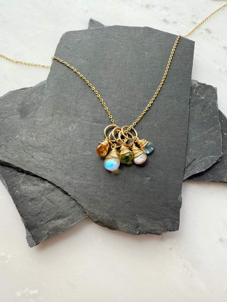 Build your own birthstone necklace!