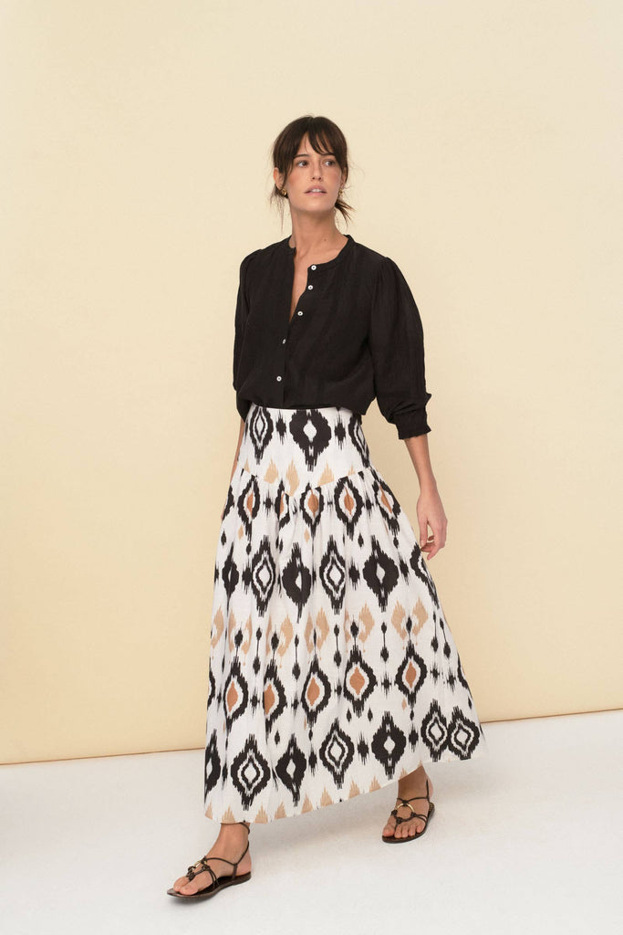 Skirt Ecru-Betina Roza