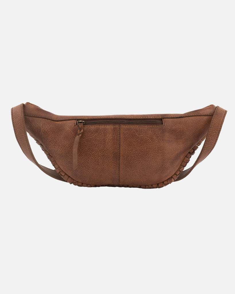 Hanna | Woven Leather Belt Bag-Betina Roza