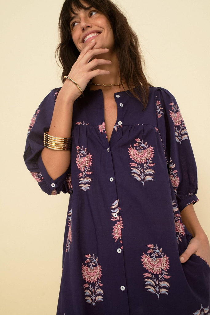 Sofia dress blue-Betina Roza