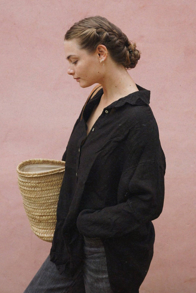 The Palma Shirt // Noir-Betina Roza
