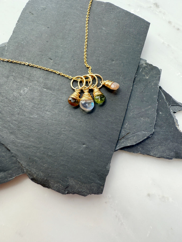 Birthstone Necklace // Build your own custom necklace!-Necklace-Betina Roza