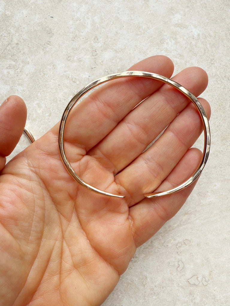 Hammered Cuff Bracelet-Bracelets-Betina Roza