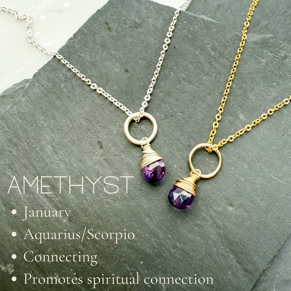 Birthstone Necklace // Build your own custom necklace!-Necklace-Betina Roza