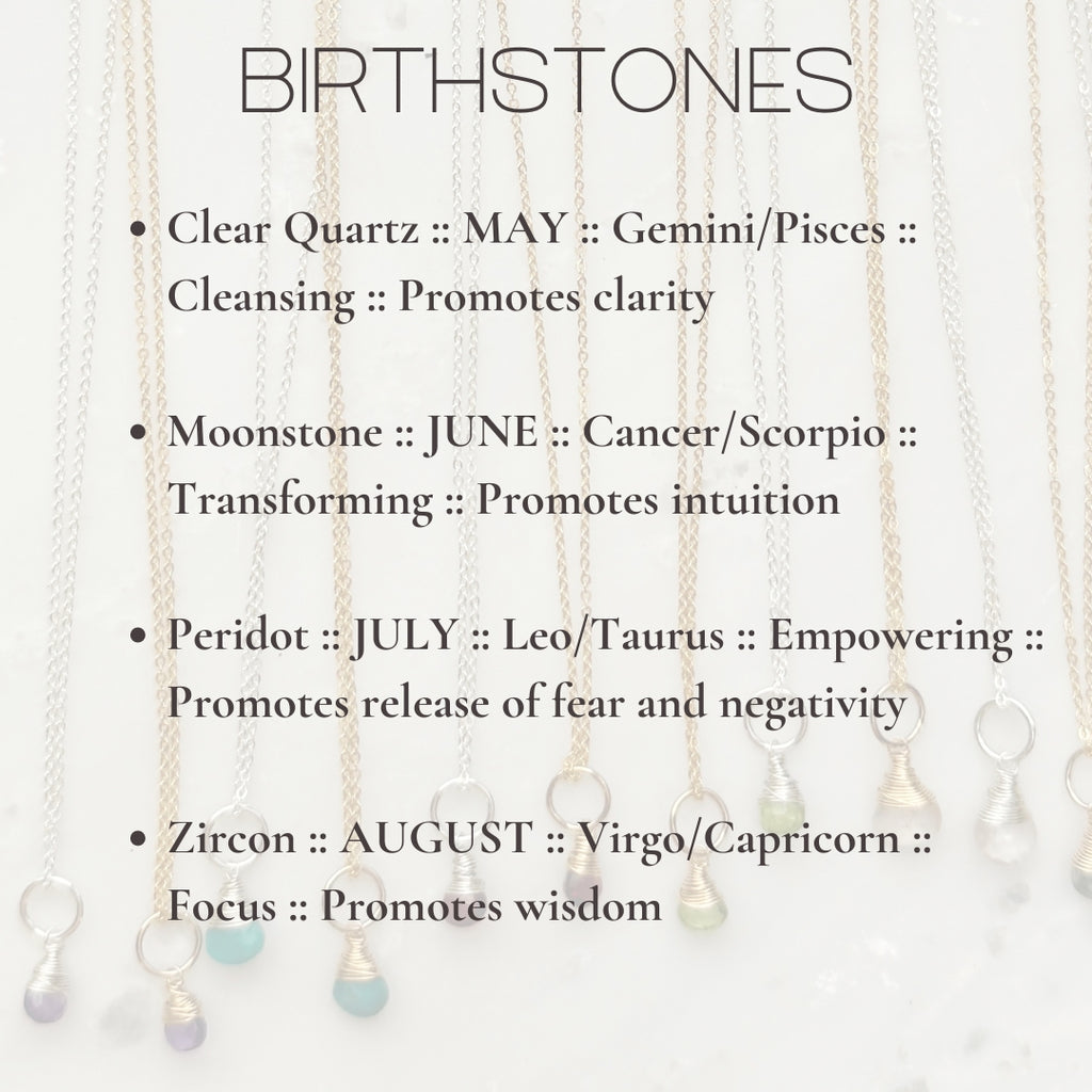 Birthstone Necklace // Build your own custom necklace!-Necklace-Betina Roza