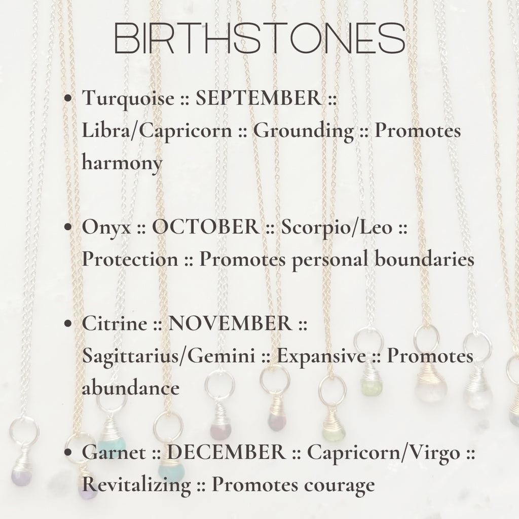 Birthstone Necklace // Build your own custom necklace!-Necklace-Betina Roza