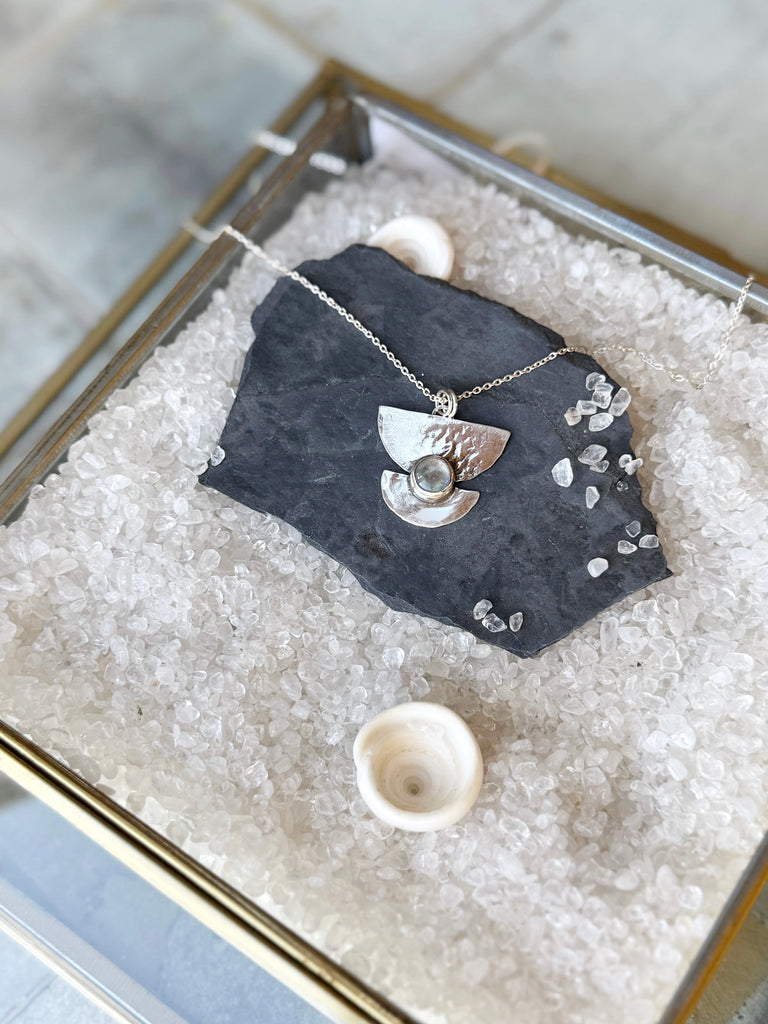 Lilith Moonstone Pendant-Betina Roza