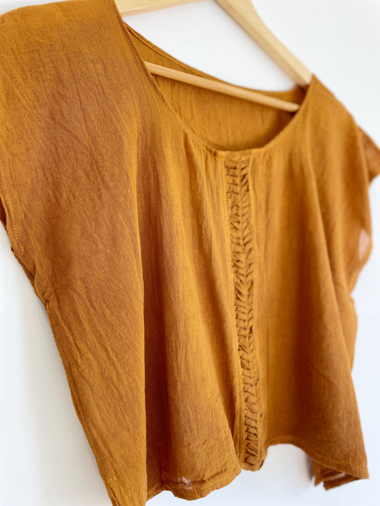 The Oaxaca Cotton Crop-Blouse-Betina Roza