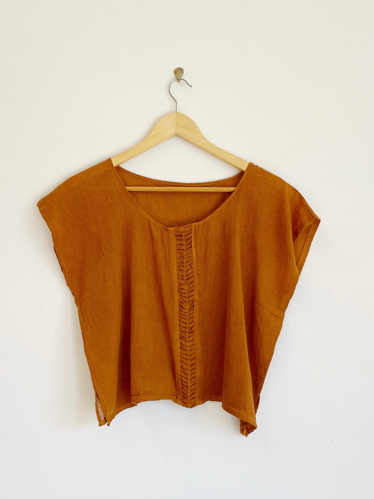 The Oaxaca Cotton Crop-Blouse-Betina Roza