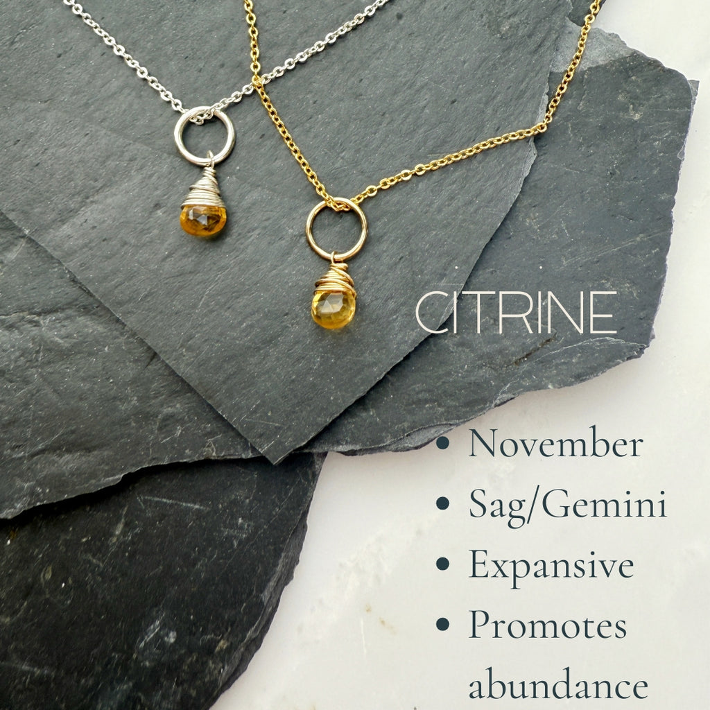 Birthstone Necklace // Build your own custom necklace!-Necklace-Betina Roza