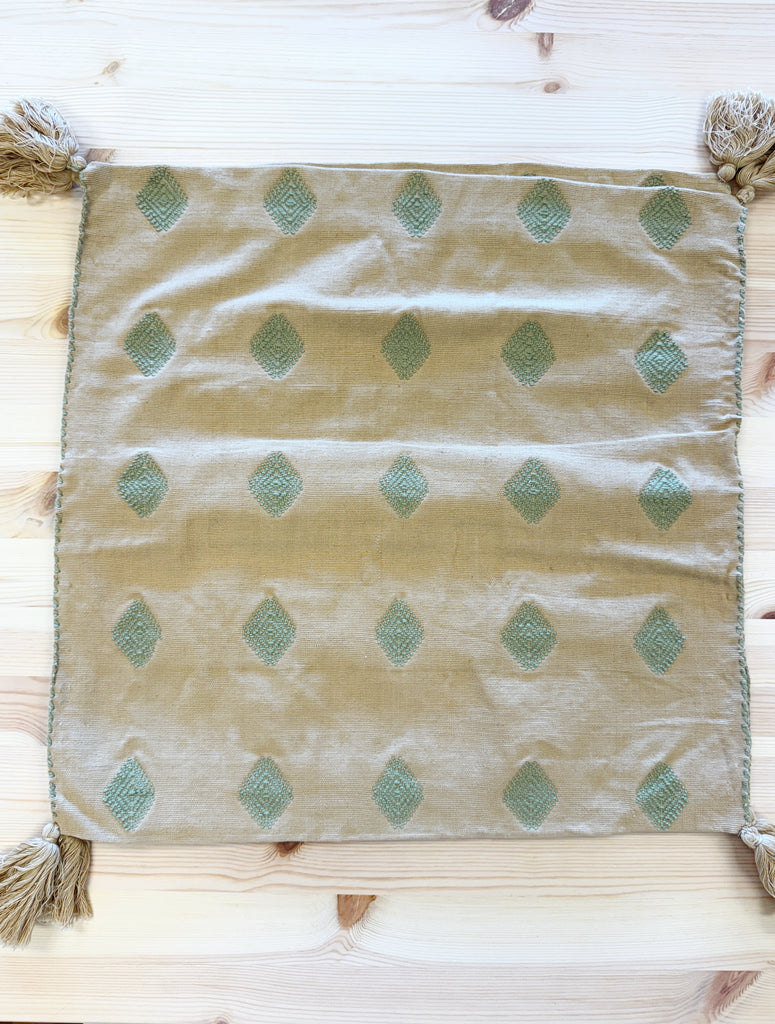 Embroidered Pillow Cover-Pillowcases & Shams-Betina Roza
