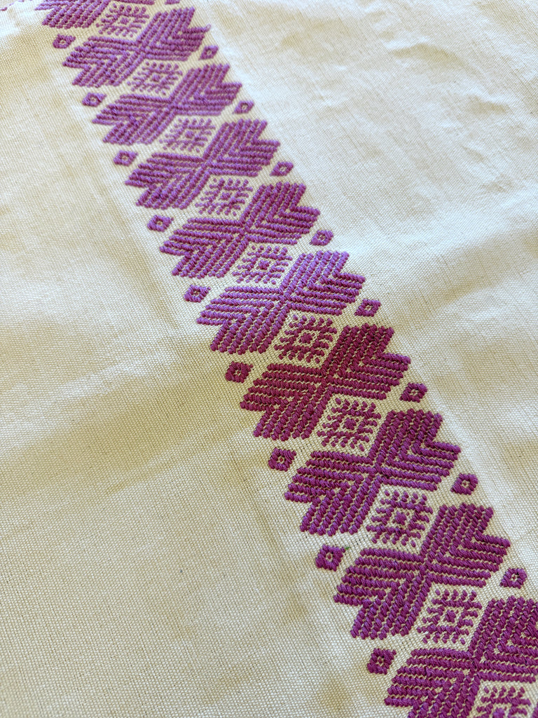 Embroidered Pillow Cover-Pillowcases & Shams-Betina Roza