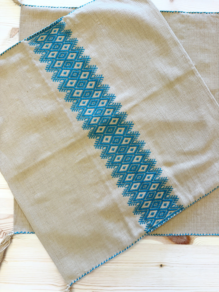 Embroidered Pillow Cover-Pillowcases & Shams-Betina Roza