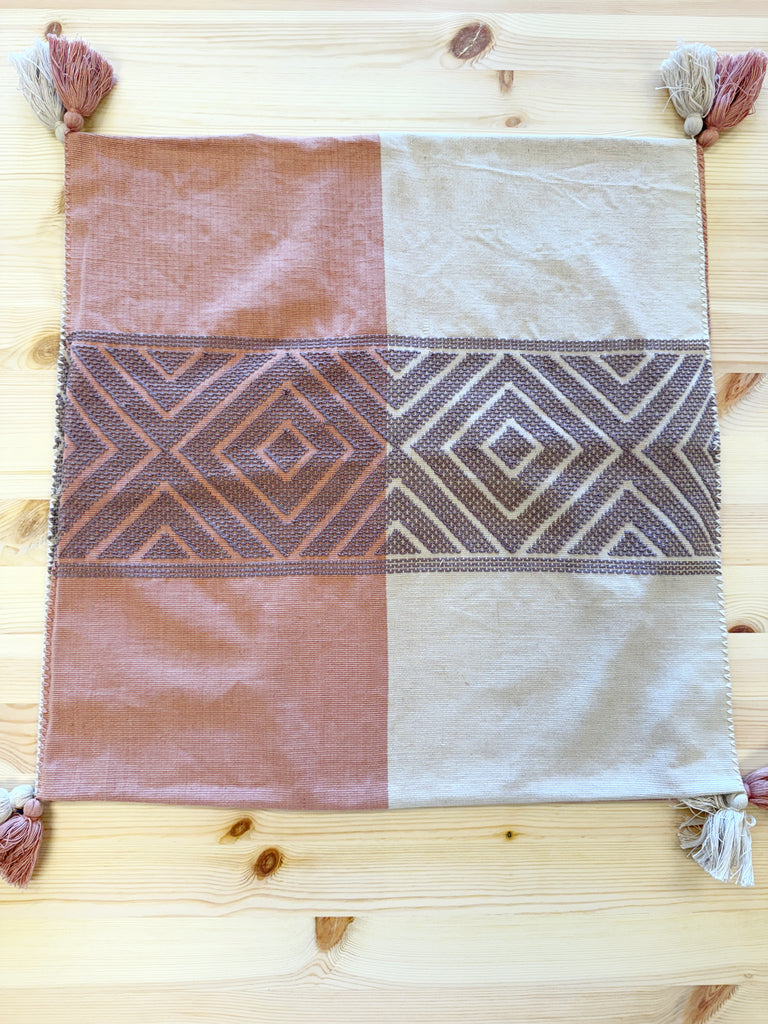 Embroidered Pillow Cover-Pillowcases & Shams-Betina Roza