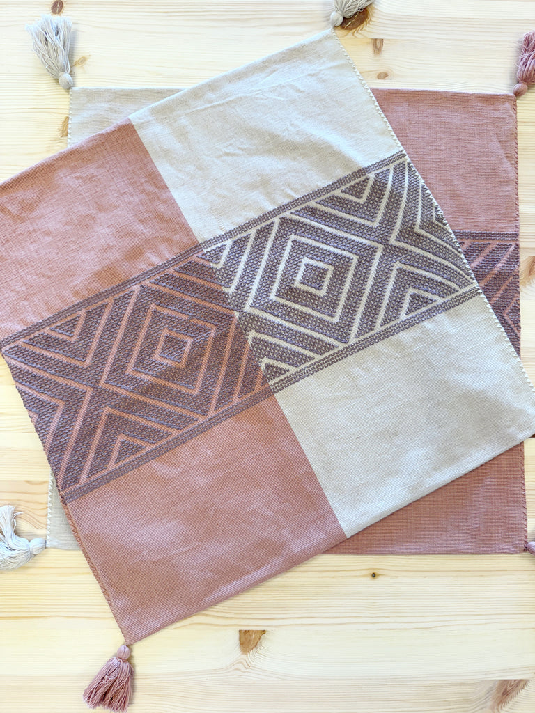 Embroidered Pillow Cover-Pillowcases & Shams-Betina Roza