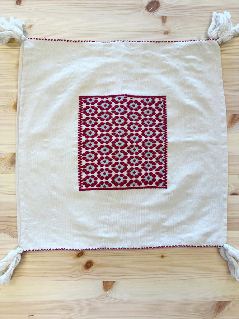Embroidered Pillow Cover-Pillowcases & Shams-Betina Roza