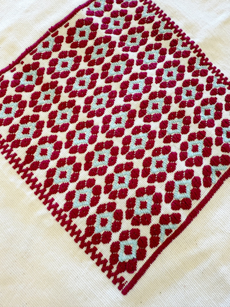 Embroidered Pillow Cover-Pillowcases & Shams-Betina Roza