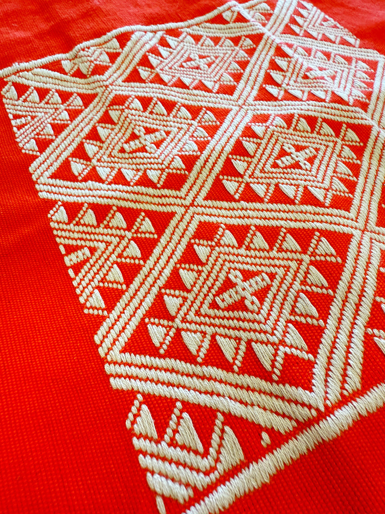 Embroidered Pillow Cover-Pillowcases & Shams-Betina Roza