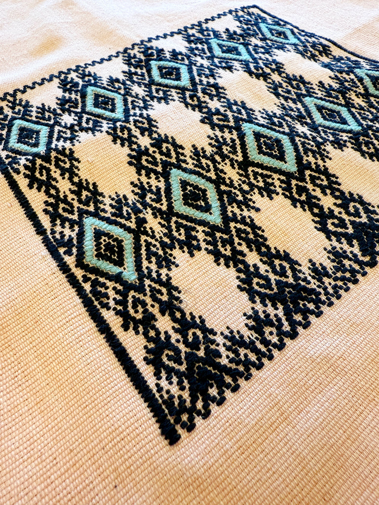 Embroidered Pillow Cover-Pillowcases & Shams-Betina Roza