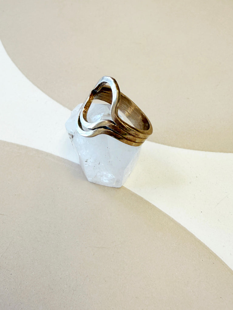 Oceanus Bronze Ring-Ring-Betina Roza
