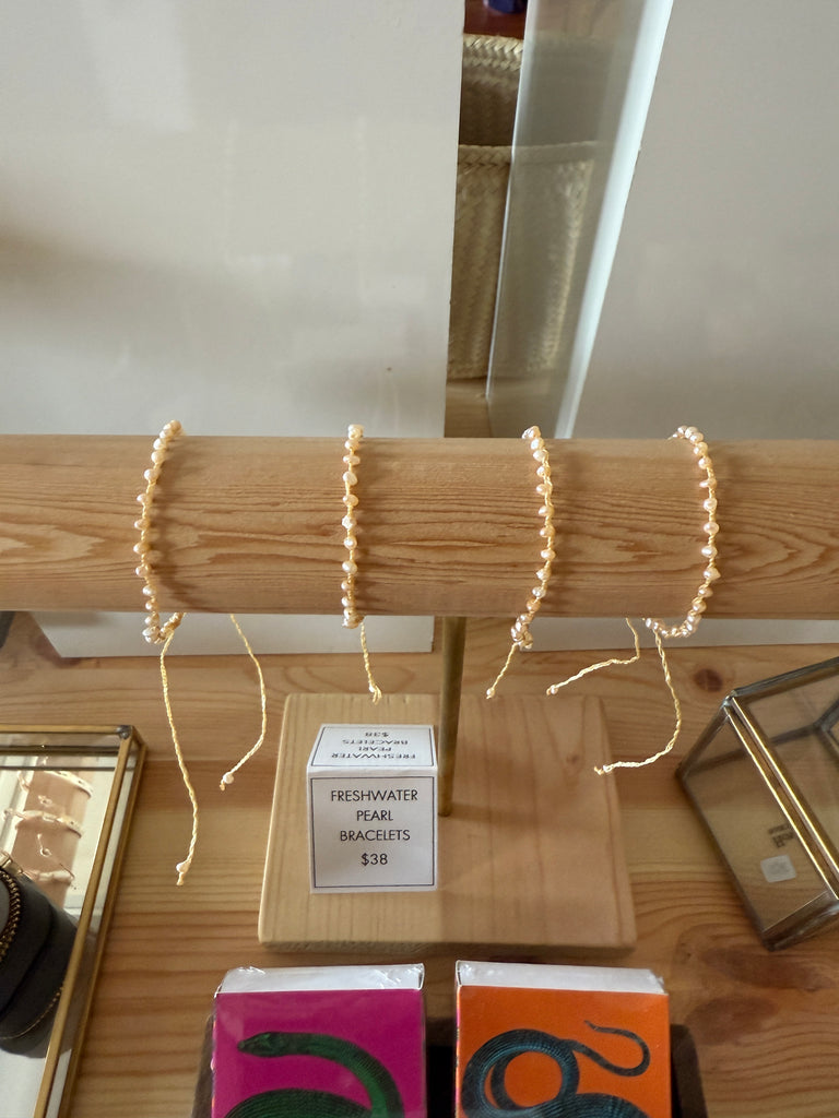 Mini Pearl Adjustable bracelet-Bracelets-Betina Roza