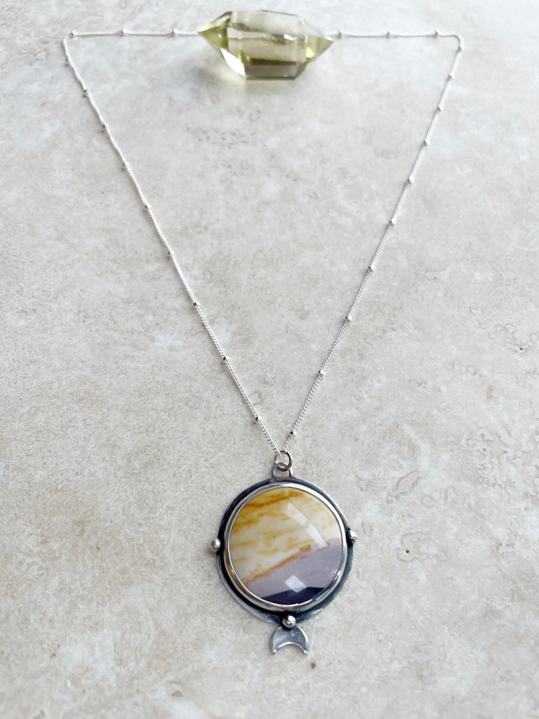 Jasper Lunar Pendant-Betina Roza