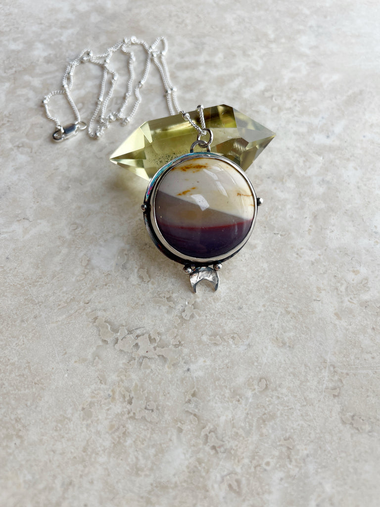 Jasper Lunar Pendant-Betina Roza