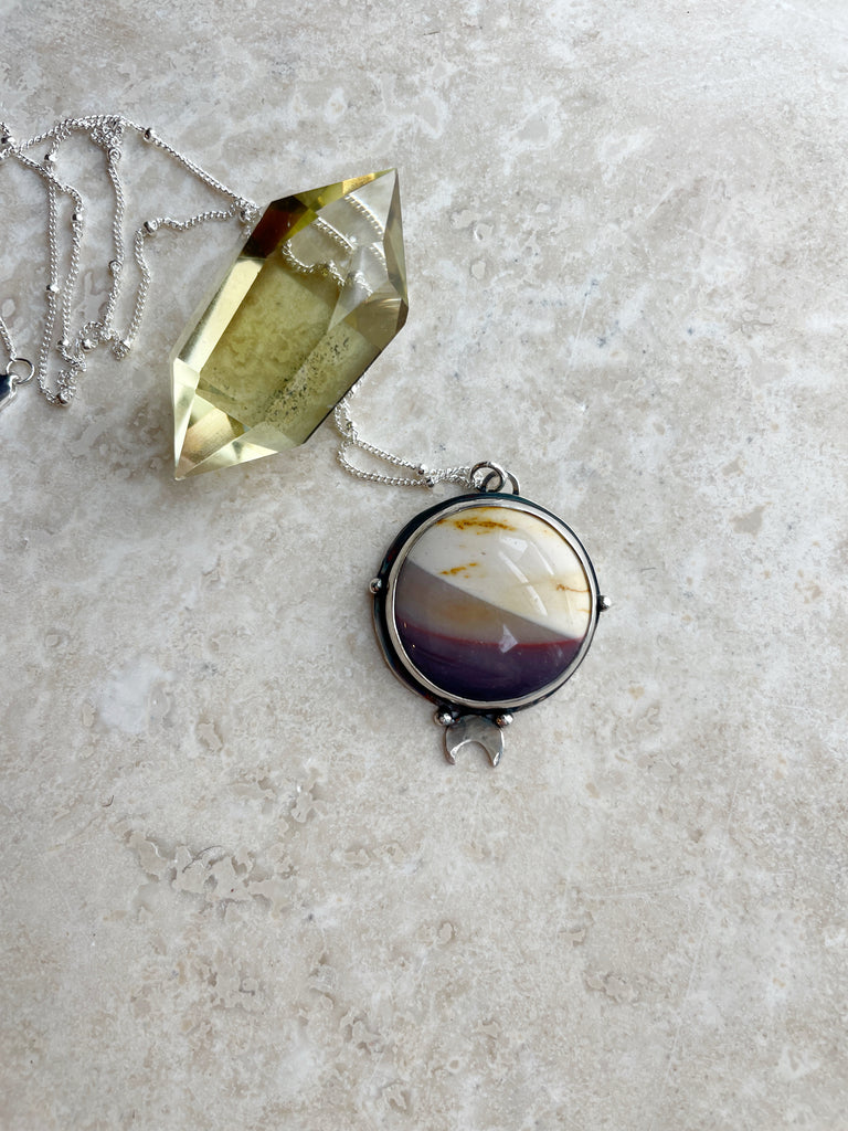 Jasper Lunar Pendant-Betina Roza