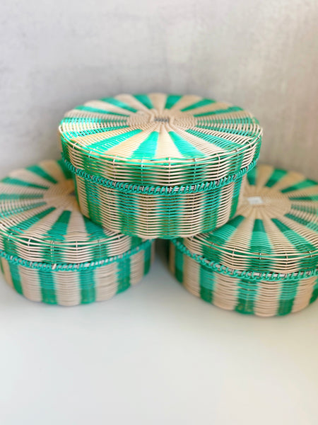 Colored Basket With Lid // Tortillero
