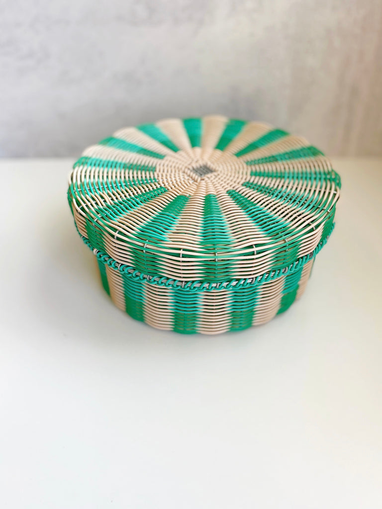 Colored Basket With Lid // Tortillero-Basket-Betina Roza