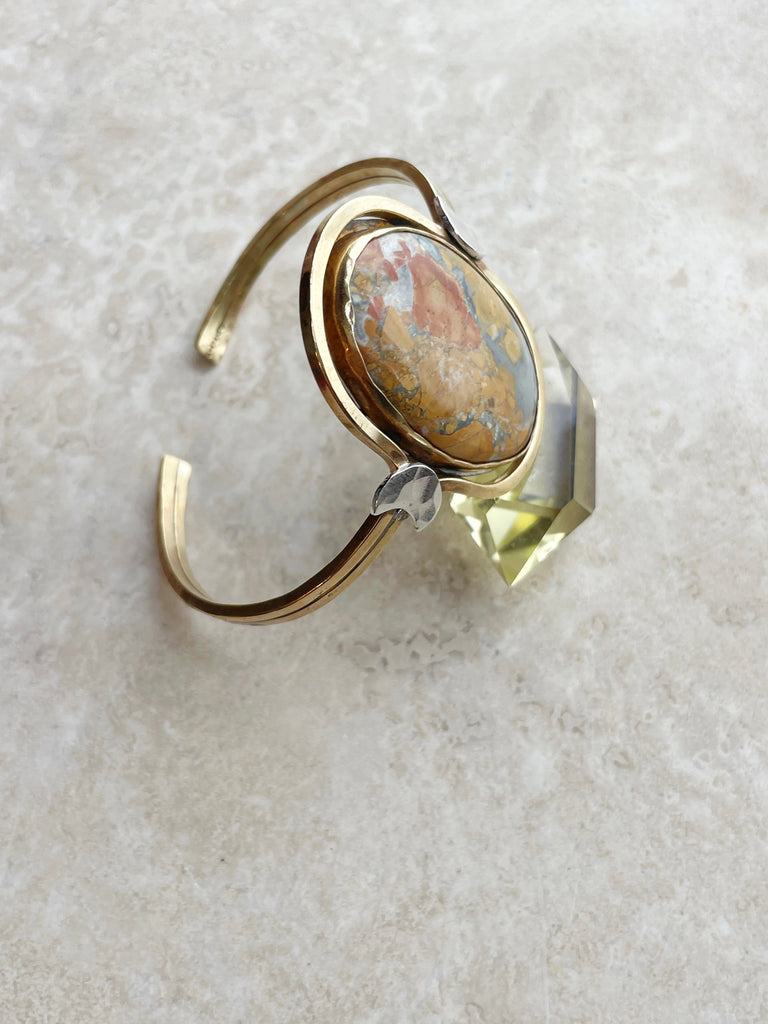 Maligano Jasper Cuff Bracelet-Bracelet-Betina Roza