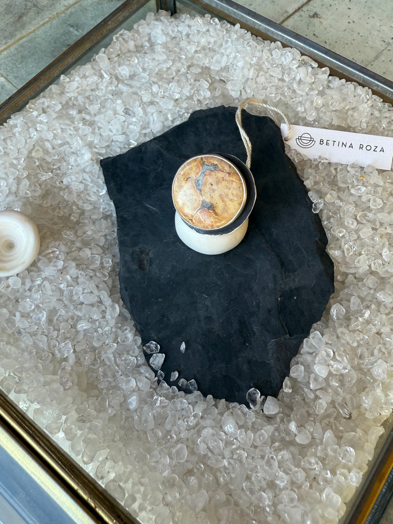Maligano Jasper Statement Ring-Ring-Betina Roza