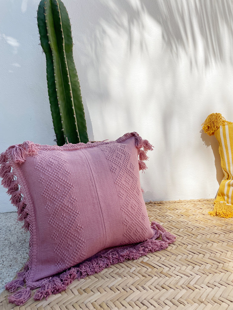 Cotton Weave Pillow Cover-Pillowcases & Shams-Betina Roza