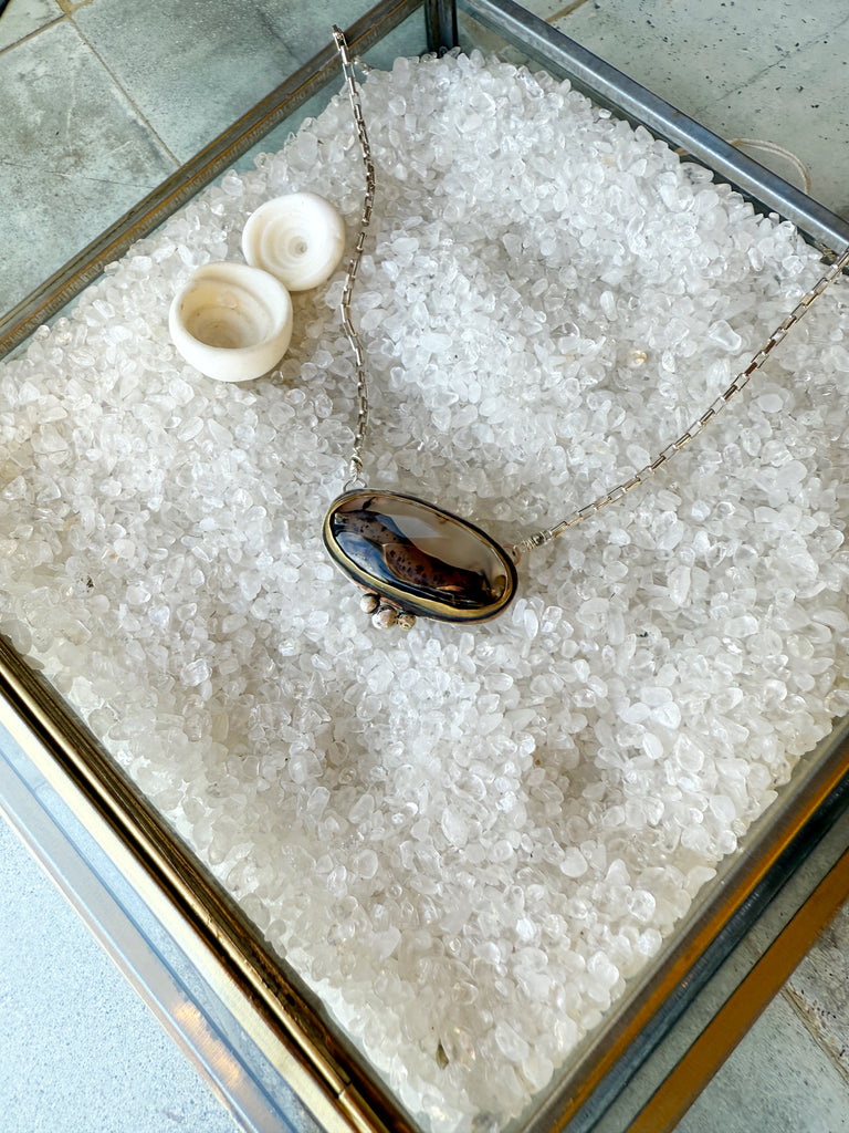 Montana Agate Pendant-Betina Roza