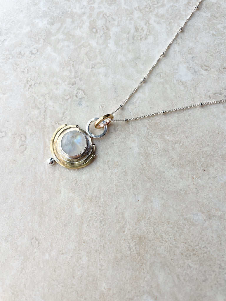 Moonstone Thetis Pendant-Necklace-Betina Roza