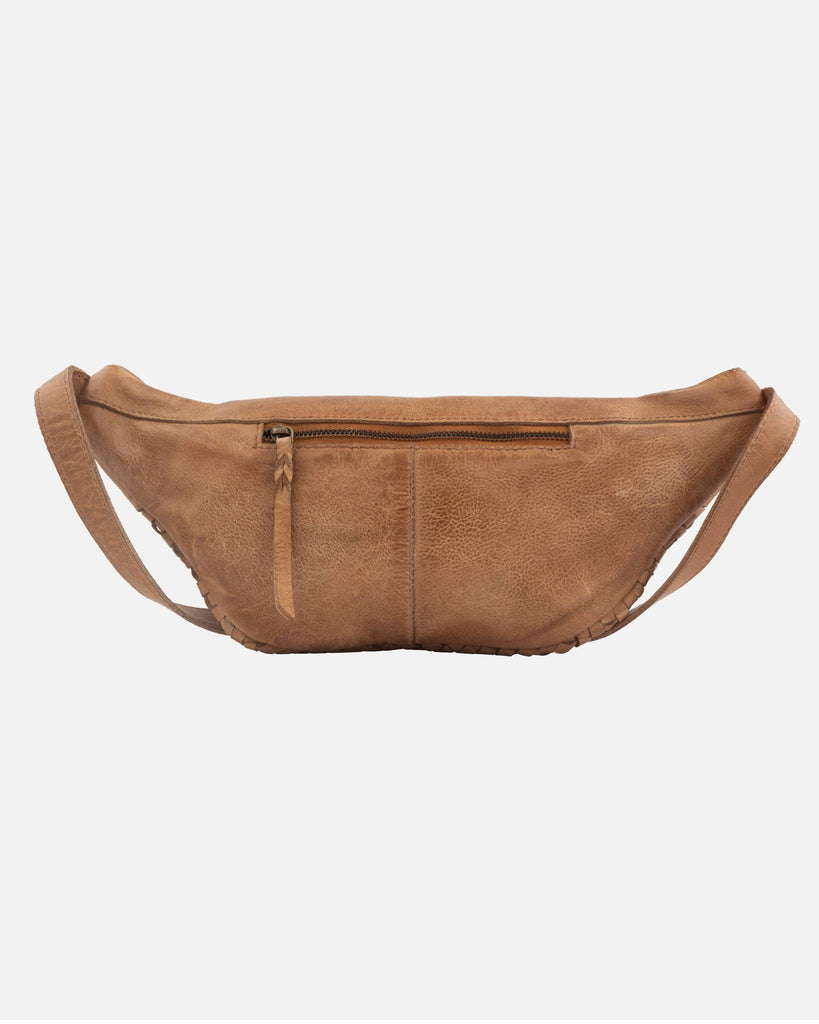 Hanna | Woven Leather Belt Bag-Betina Roza