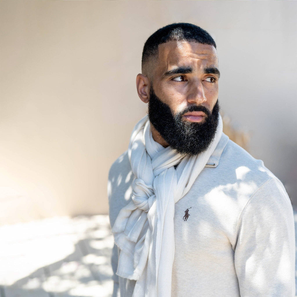 Sand 100% Cashmere Scarf-Betina Roza