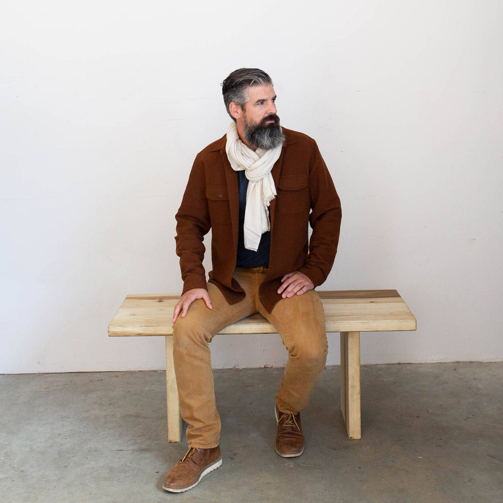 Sand 100% Cashmere Scarf-Betina Roza