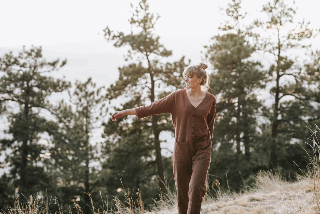 Terracotta Jumpsuit (XS-XL)-Betina Roza