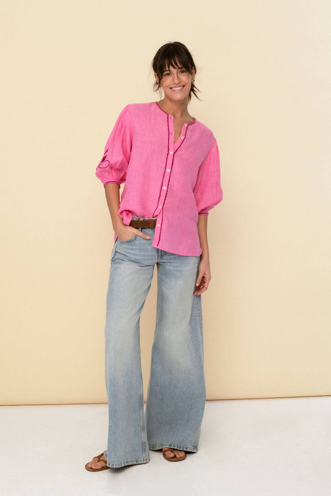 Mily Blouse Pink -Betina Roza