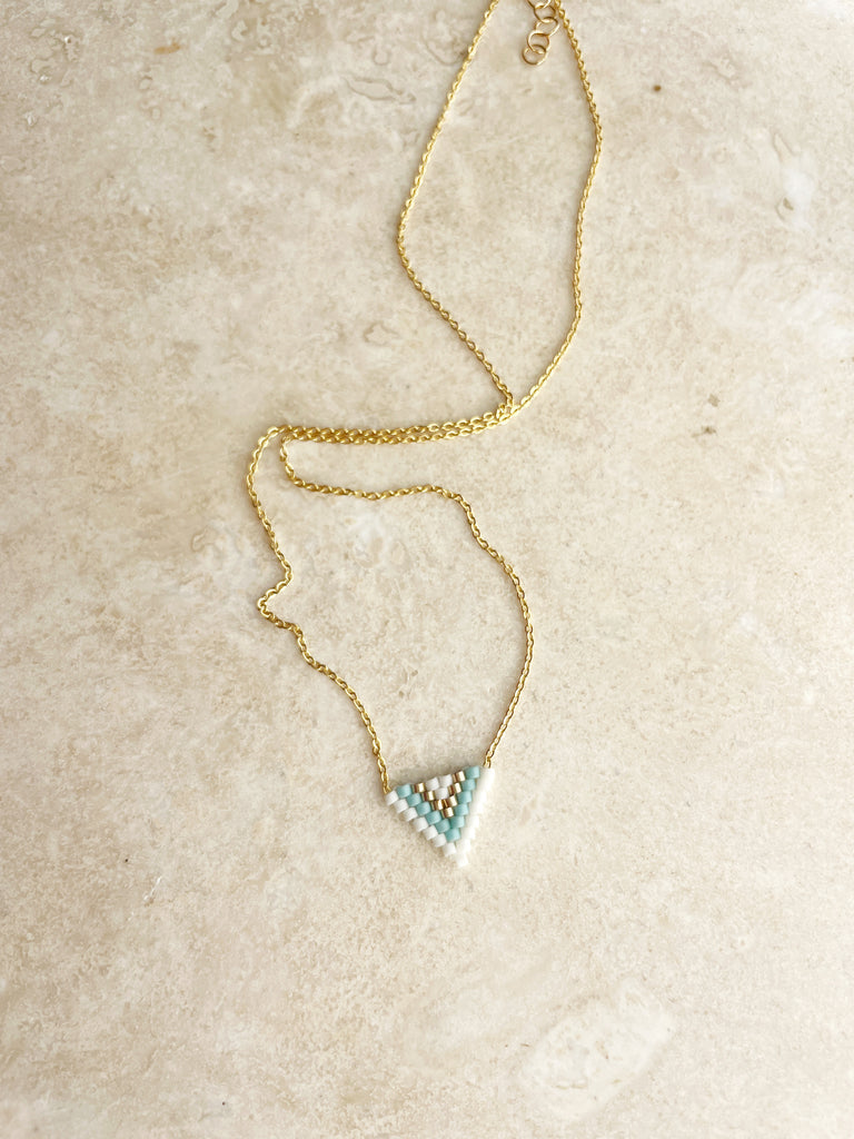 Sun & Sea Triangle Necklace-All Products-Betina Roza