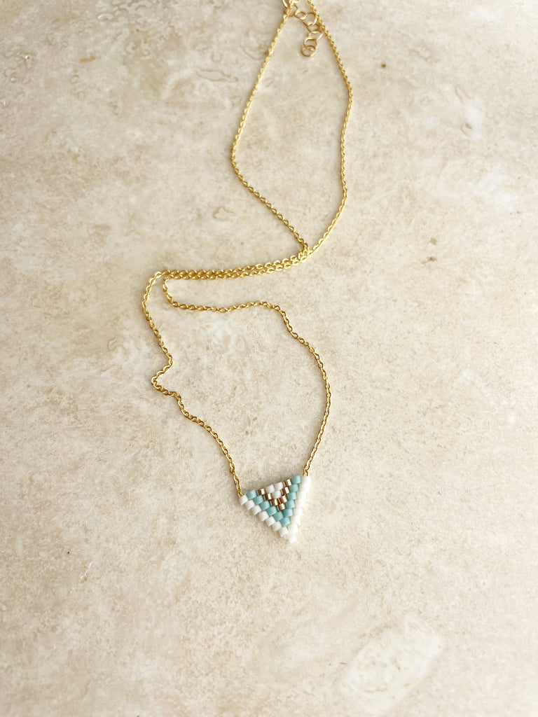 Sun & Sea Triangle Necklace-All Products-Betina Roza