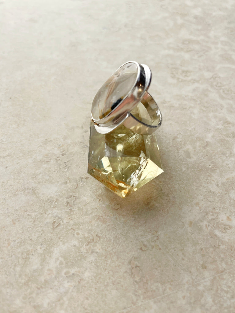 Rutilated Quartz Ring-Ring-Betina Roza