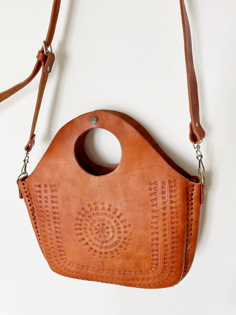 Embossed Leather Tote-Tote Bag-Betina Roza